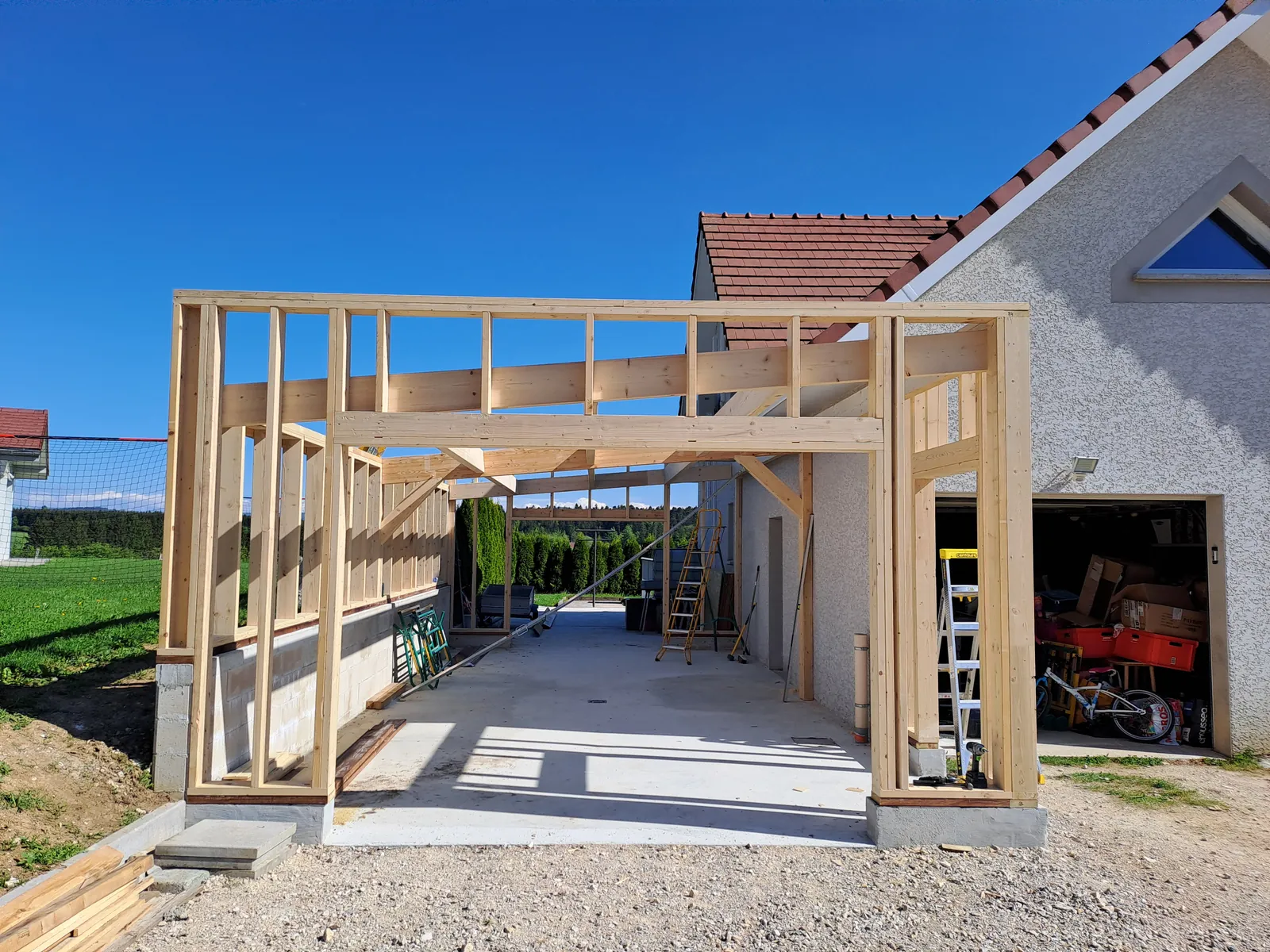 Pose d'extensions en bois - DC Marechal